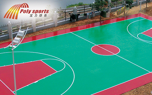 塑胶篮球场施工
