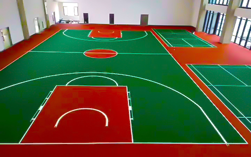 塑胶篮球场