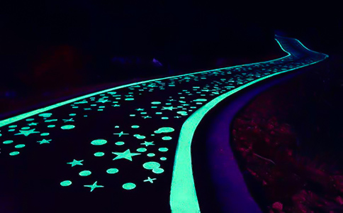 荧光跑道施工