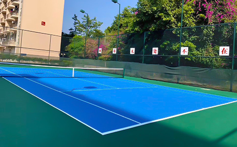 网球场施工 网球场施工