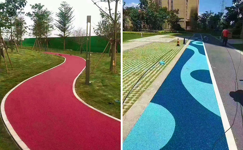 杭州小区塑胶地面